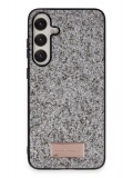 Onegif Samsung Galaxy A25 5G Bright Simli Kapak - Gümüş
