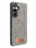 Onegif Samsung Galaxy A37 5G Bright Simli Kapak - Gümüş