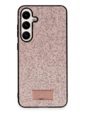 Onegif Samsung Galaxy A55 5G Bright Simli Kapak - Pembe