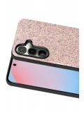 Onegif Samsung Galaxy S24 FE Bright Simli Kapak - Pembe