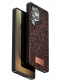 Onegif Samsung Galaxy S25 Ultra Bright Simli Kapak - Derin Mor