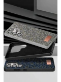 Onegif Samsung Galaxy S25 Ultra Bright Simli Kapak - Derin Mor