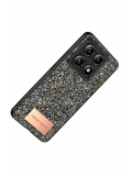 Onegif Xiaomi Mi 14T Pro Bright Simli Kapak - Gümüş