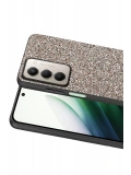 Onegif Xiaomi Redmi 15 4G Bright Simli Kapak - Gümüş