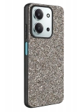 Onegif Xiaomi Redmi 15C 4G Bright Simli Kapak - Gümüş