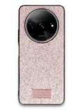 Onegif Xiaomi Redmi A3 4G Bright Simli Kapak - Pembe