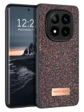 Onegif Xiaomi Redmi Note 14 Pro 4G Bright Simli Kapak - Derin Mor