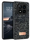 Onegif Xiaomi Redmi Note 14 Pro 4G Bright Simli Kapak - Siyah