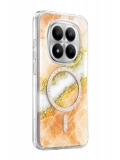 Onegif Xiaomi Redmi Note 15 Pro 4G Lotus Simli Magsafe Kapak - Turuncu