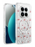 Onegif Xiaomi Redmi Note 15 Pro Plus 5G Misk Simli Magsafe Kapak - Desen 5