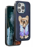 Venco Apple iPhone 15 Pro Max Cute Desenli Kapak - Lacivert