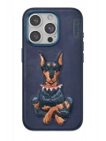 Venco Apple iPhone 15 Pro Max Perma Desenli Kapak - Lacivert