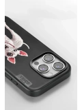 Venco Apple iPhone 15 Pro Perma Desenli Kapak - Siyah
