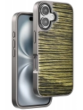 Venco Apple iPhone 16 Wave Kapak - Koyu Kahve