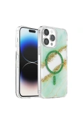 Apple iPhone 14 Pro Max Lotus Simli Magsafe Kapak