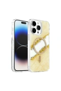 Apple iPhone 14 Pro Max Lotus Simli Magsafe Kapak
