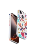 Apple iPhone 15 Plus Flower Series Magsafe Kapak