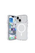 Apple iPhone 15 Vev Full Airbag Magsafe Kapak - Şeffaf