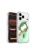 Apple iPhone 17 Pro Max/18 Pro Max Lotus Simli Magsafe Kapak
