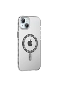 Apple iPhone 14 Move Taşlı Magsafe Kapak