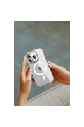 Apple iPhone 15 Pro Kılıf Crystal Magsafe Kapak