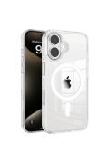 Apple iPhone 16 Gleam PC Sert Magsafe Kılıf