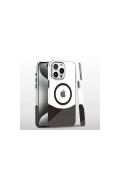 Apple iPhone 16 Pro Carbon Puzzle Magsafe Kapak
