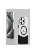 Apple iPhone 16 Pro Carbon Puzzle Magsafe Kapak