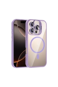 Apple iPhone 16 Pro Max Remim Lensli Magsafe Standlı Kapak