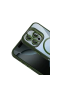 Apple iPhone 16 Pro Max Remim Lensli Magsafe Standlı Kapak