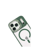 Apple iPhone 17 Pro Max Remim Lensli Magsafe Standlı Kapak