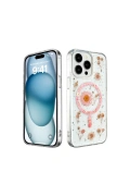 KILIFINI SEÇ - Apple iPhone 14 Pro Max Kılıf Daisy Simli Magsafe Kapak