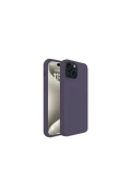KILIFINI SEÇ - Apple iPhone 15 Kılıf First Silikon - Mürdüm