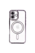 KILIFINI SEÇ - Apple iPhone 16 Kılıf Joke Simli Magneticsafe Kılıf