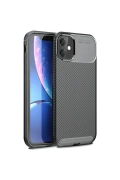 Newface Apple iPhone 11 Kılıf Auto Focus Karbon Kapak