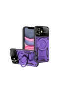 Newface Apple iPhone 11 Kılıf Joy Lens Standlı Kapak