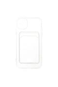 KILIFINI SEÇ - Apple iPhone 11 Kılıf Kart Şeffaf Silikon - Şeffaf