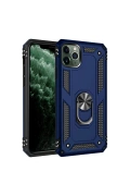 Newface Apple iPhone 11 Pro Max Kılıf Sofya Yüzüklü Silikon Kapak