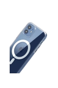 Newface Apple iPhone 12 Combo Sert Şeffaf Magsafe Kapak - Şeffaf