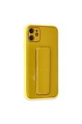 Newface Apple iPhone 12 Kılıf Coco Karbon Standlı Kapak