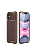 KILIFINI SEÇ - Apple iPhone 12 Mini Kılıf Auto Focus Karbon Kapak
