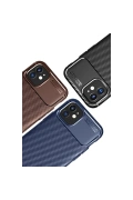 KILIFINI SEÇ - Apple iPhone 12 Mini Kılıf Auto Focus Karbon Kapak
