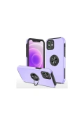 KILIFINI SEÇ - Apple iPhone 12 Mini Kılıf Elit Yüzüklü Kapak
