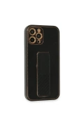 Newface Apple iPhone 12 Pro Kılıf Coco Karbon Standlı Kapak