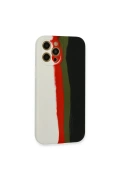 Newface Apple iPhone 12 Pro Kılıf Ebruli Lansman Silikon