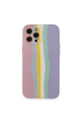 Newface Apple iPhone 12 Pro Max Kılıf Ebruli Lansman Silikon