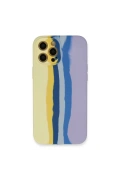 Newface Apple iPhone 12 Pro Max Kılıf Ebruli Lansman Silikon