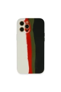Newface Apple iPhone 12 Pro Max Kılıf Ebruli Lansman Silikon