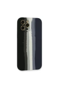 Newface Apple iPhone 12 Pro Max Kılıf Ebruli Lansman Silikon