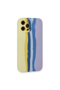 Newface Apple iPhone 12 Pro Max Kılıf Ebruli Lansman Silikon